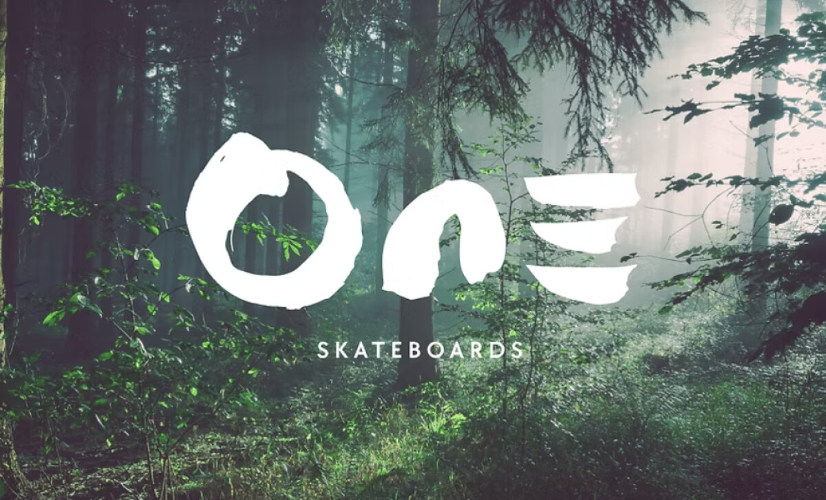 One Skateboards overlaid logo design by WillMWCreative.