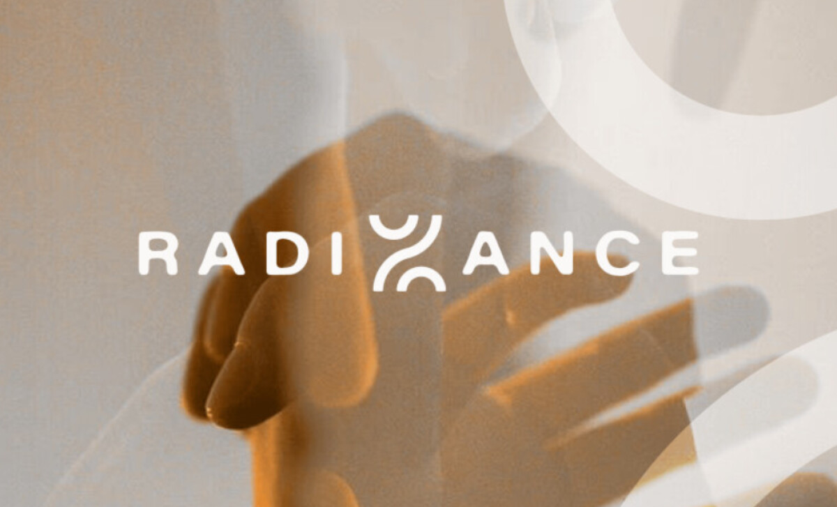 Radiance overlaid logo design by Studio Flowmo.