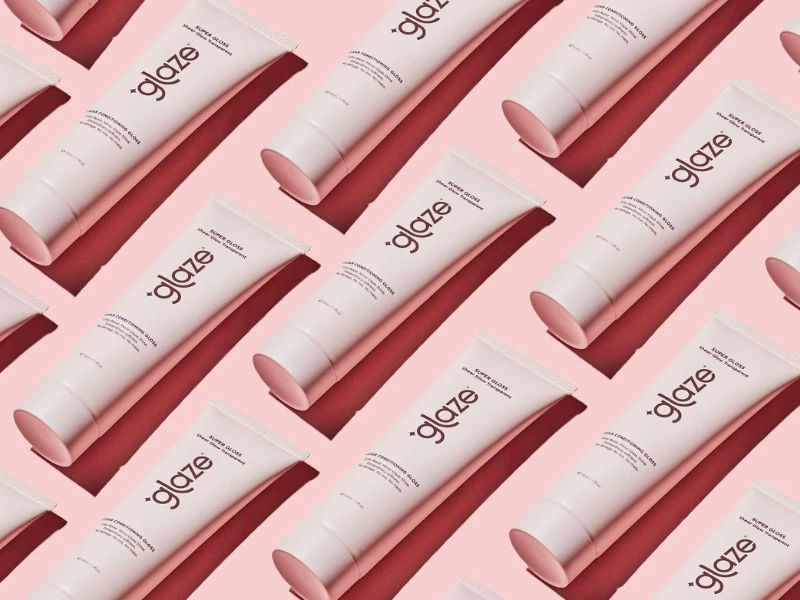 Glaze packaging design by Poppy Calypso