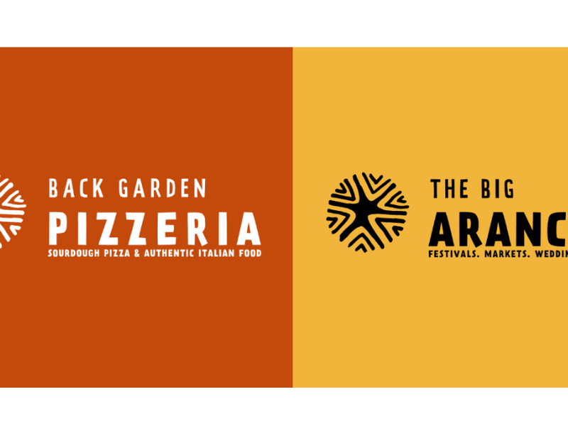 Back Garden Pizzeria homepage design by Matt Blount.