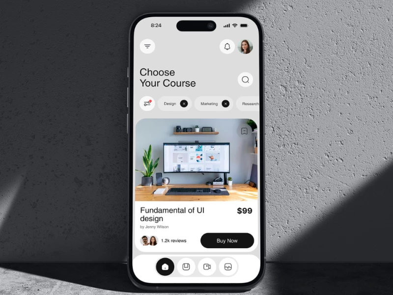 Skill Hub app design by That Brand Navigator.