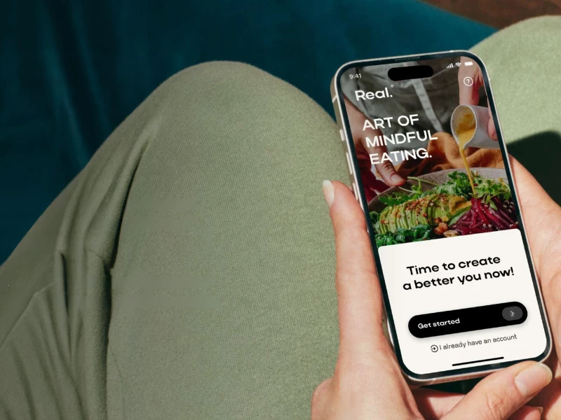 Realwellness app design by CreativeWave
