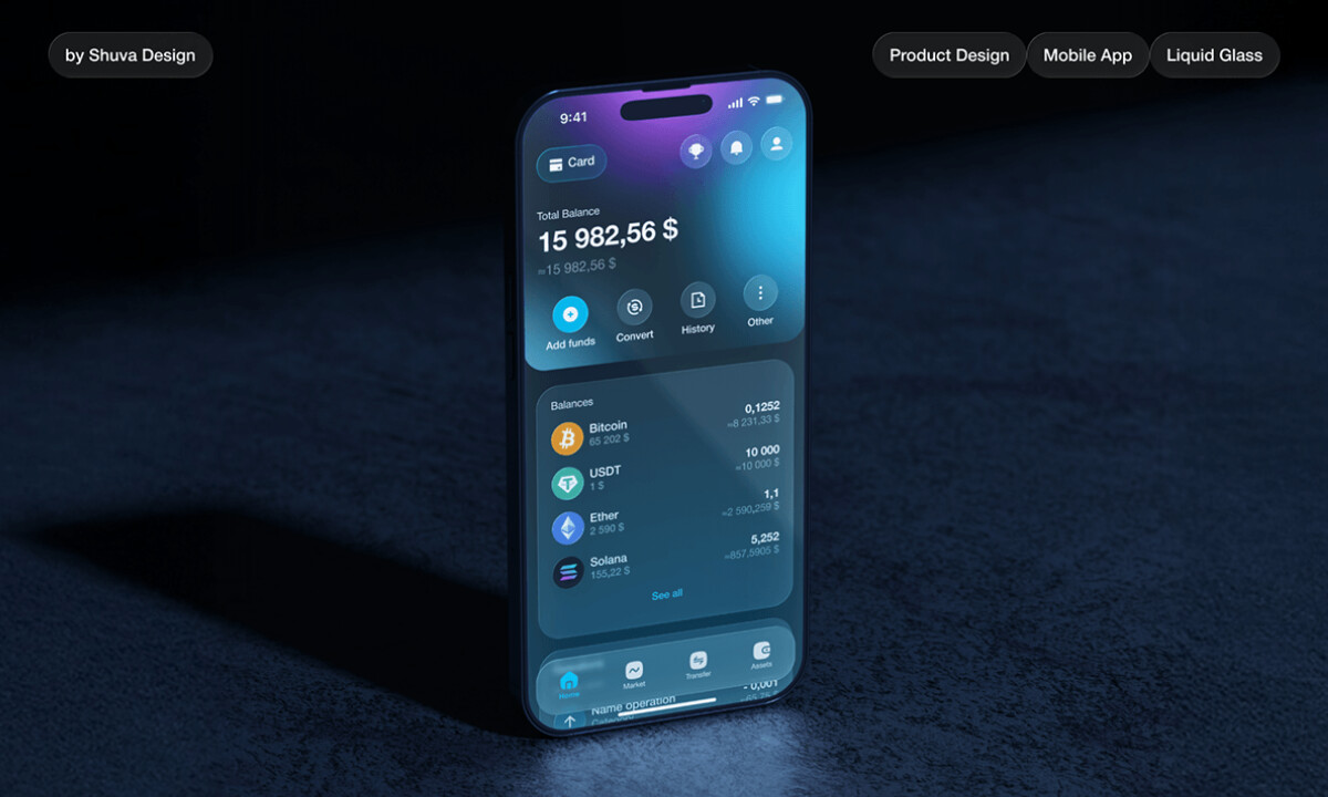 Cardex Wallet app design by Shuva Design.