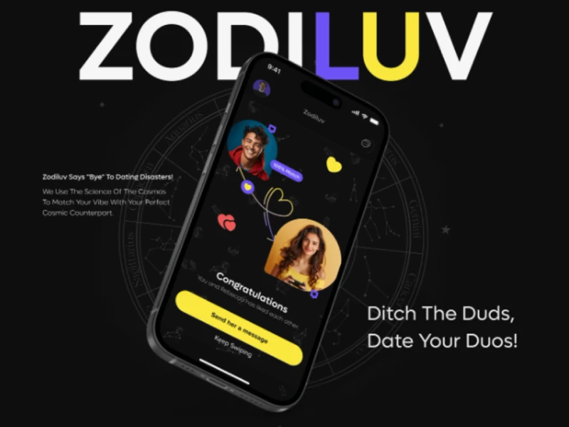 ZODILUV app design by Domingo Design.