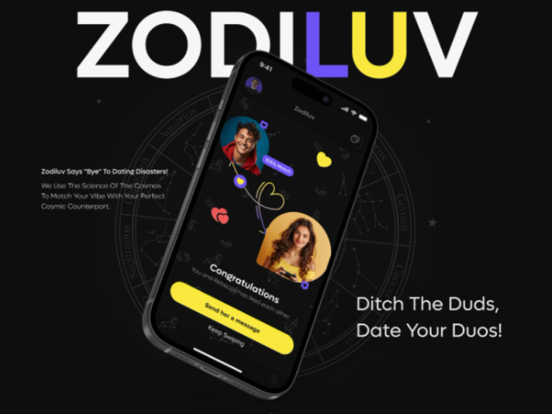 ZODILUV app design by Domingo Design.