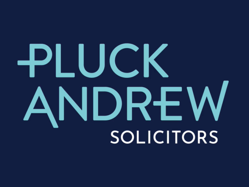 Pluck Andrew Solicitors logo design by AS Partners.
