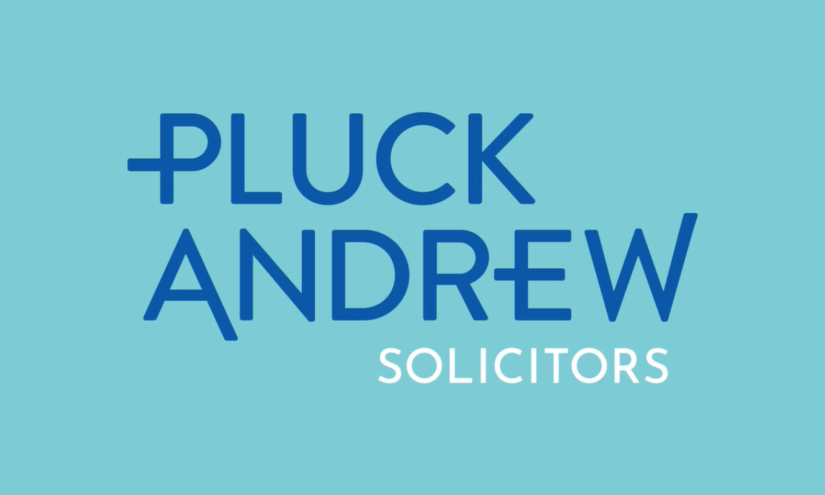 Pluck Andrew Solicitors logo design variation by AS Partners.