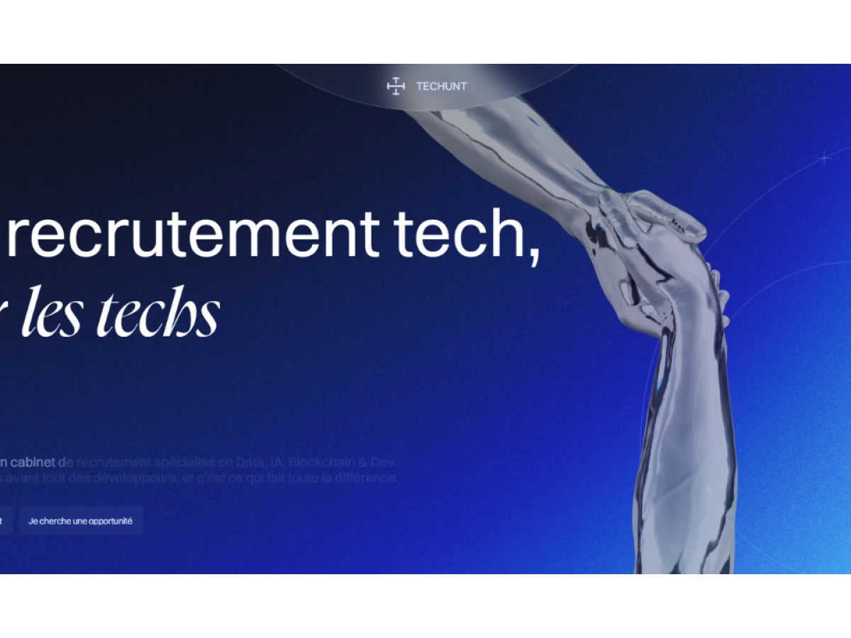 techhunt website design by Metabole