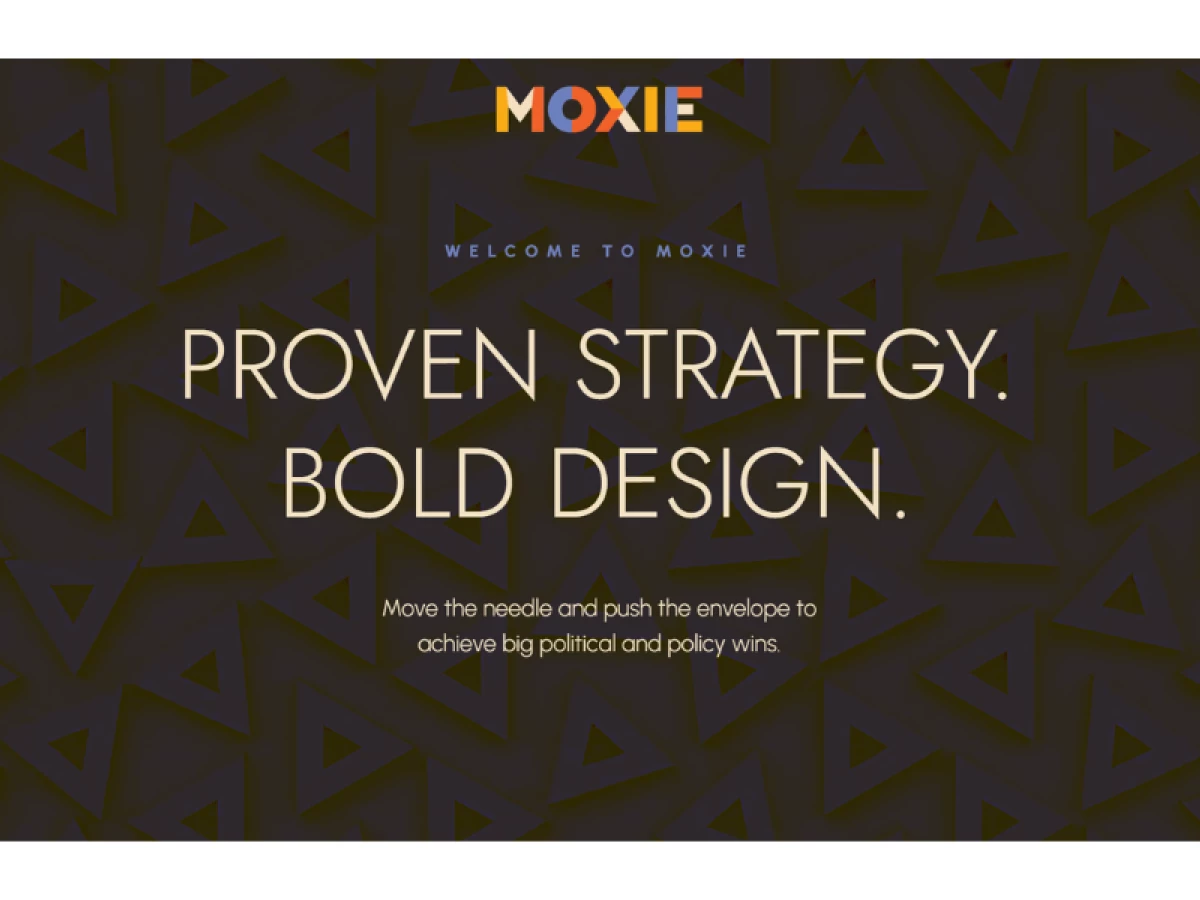 MOXIE Media website design by Storm Brain