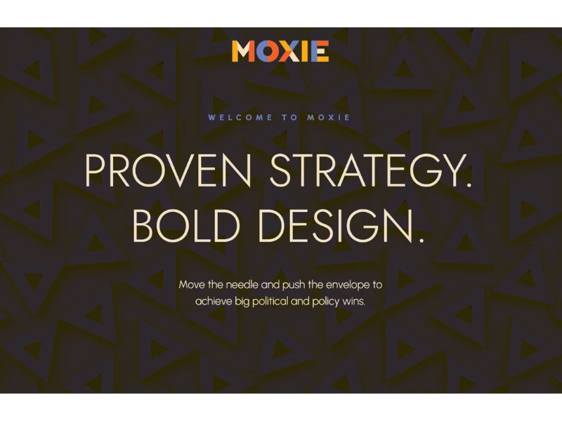 MOXIE Media website design by Storm Brain