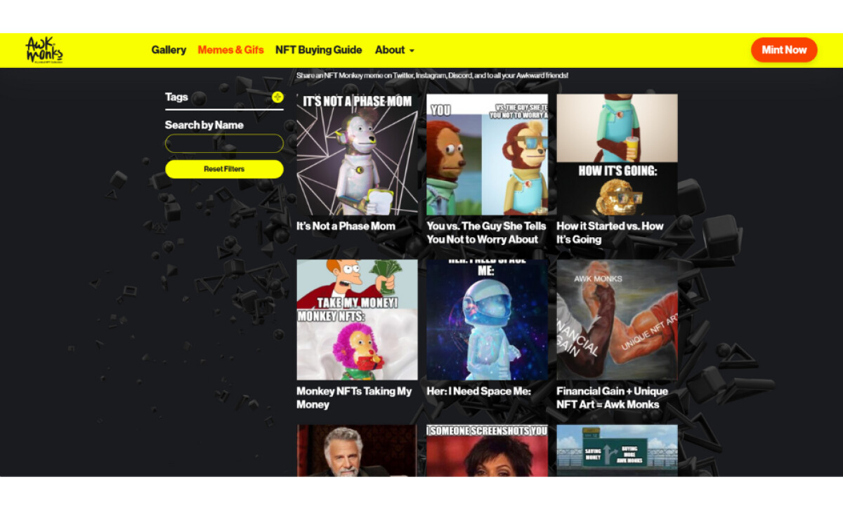 Awk Monks website design by GoingClear