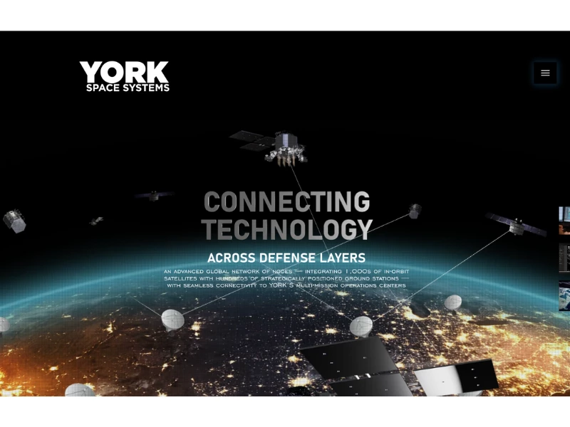 York Space Systems website design by Tink Tank Studio