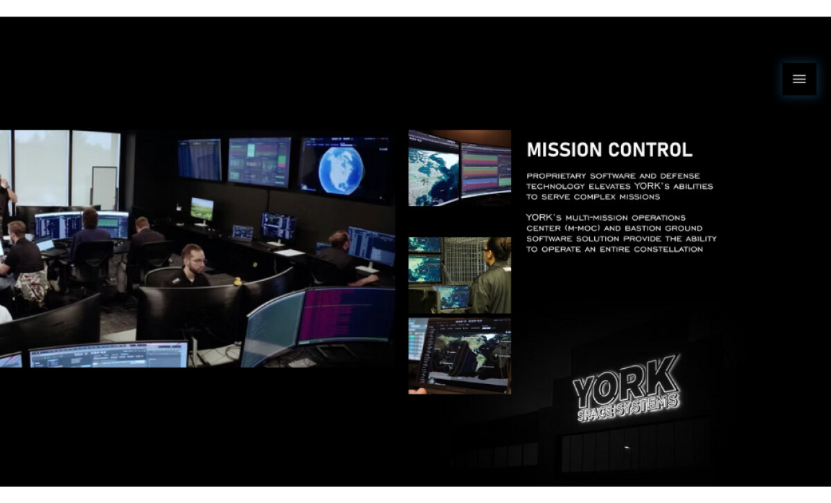 York Space Systems website design by Tink Tank Studio