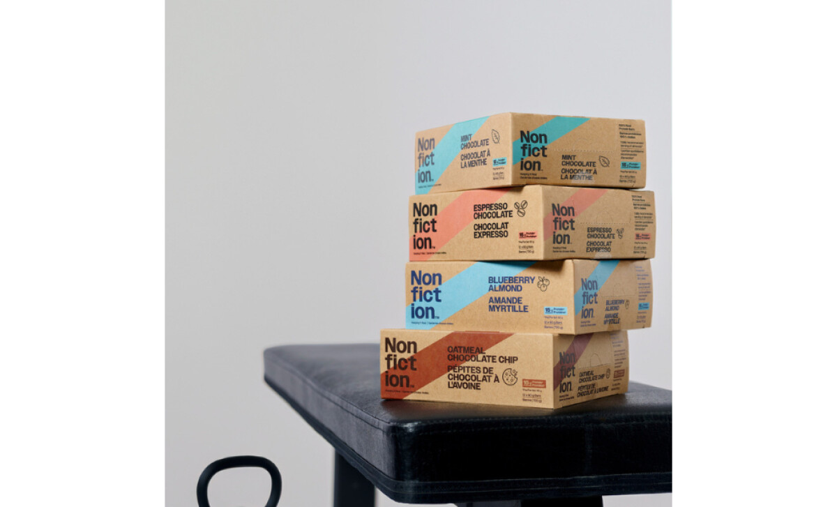 Nonfiction Protein Bar packaging design by Coastlines