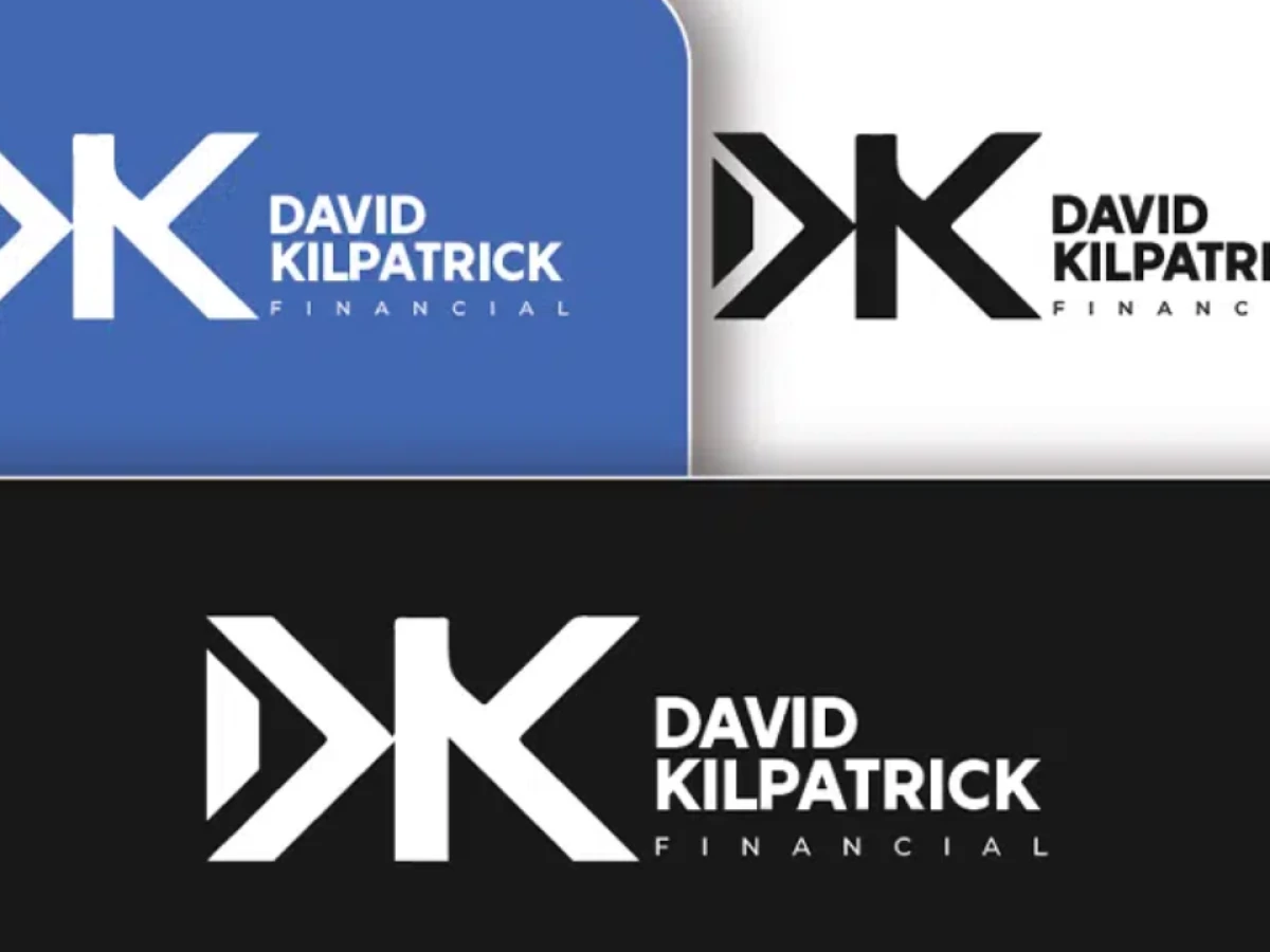 David Kilpatrick Financial logo design by Tinova Agency.