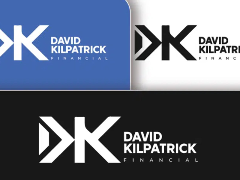 David Kilpatrick Financial logo design by Tinova Agency.