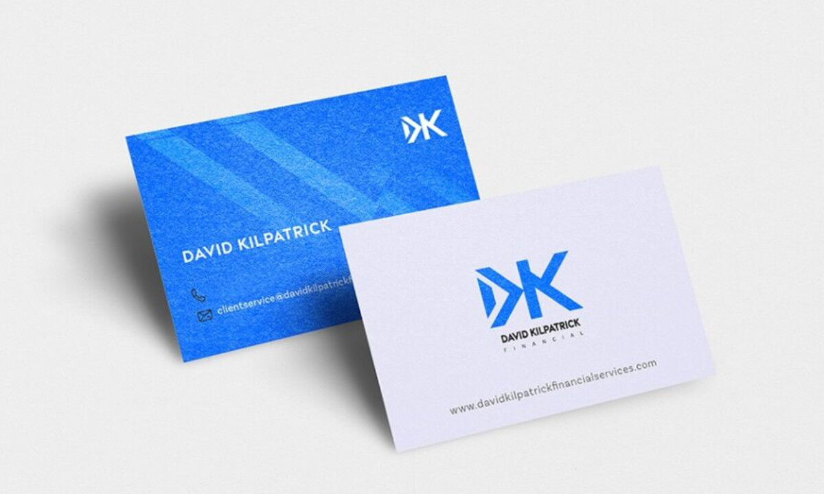 David Kilpatrick Financial logo design by Tinova Agency.