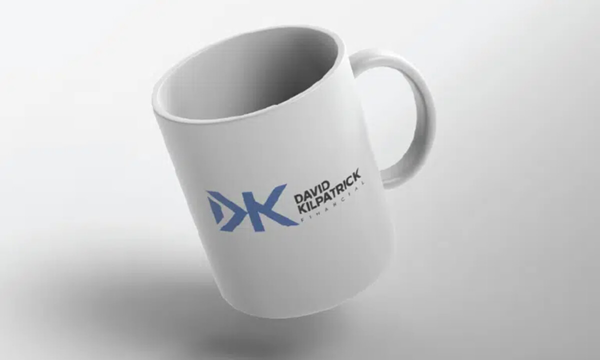 David Kilpatrick Financial logo design by Tinova Agency.