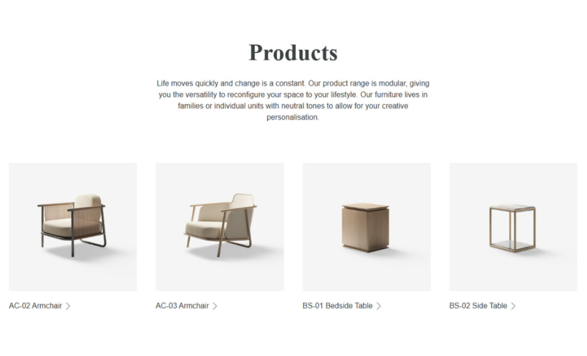 BANCCI website design by Neo Web Agency.