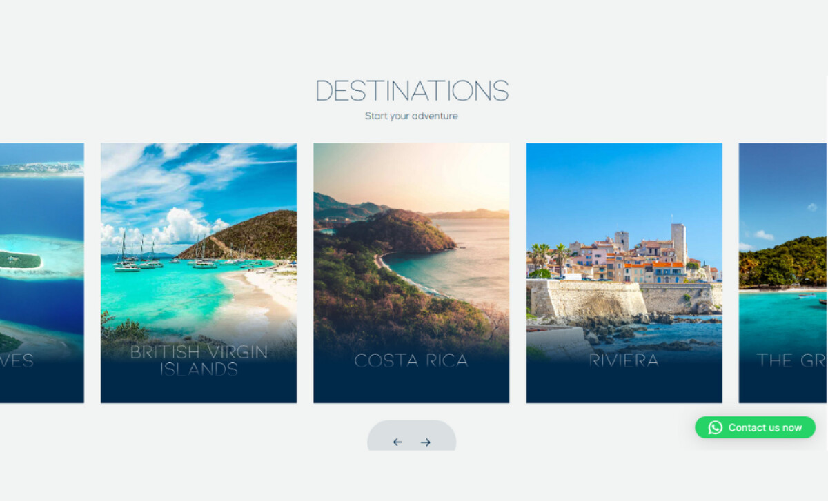 Morley Yachts website design by Positive Design.