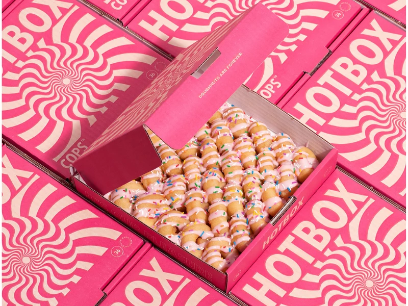 Cops Doughnuts packaging design by Daydream Studio