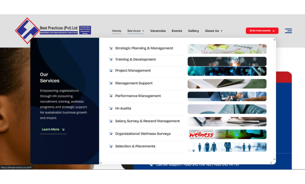 Best Practices Zimbabwe Website