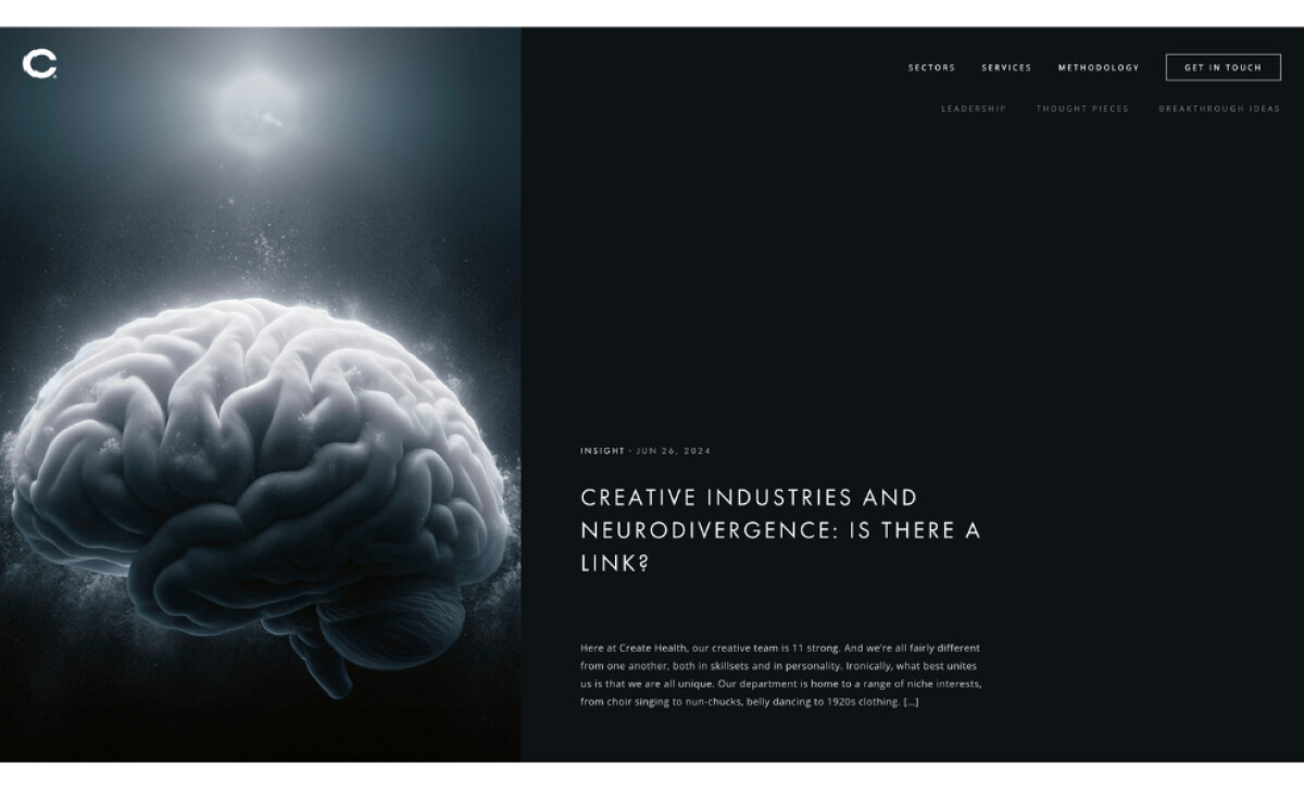 Create Health Website Design by DCOED