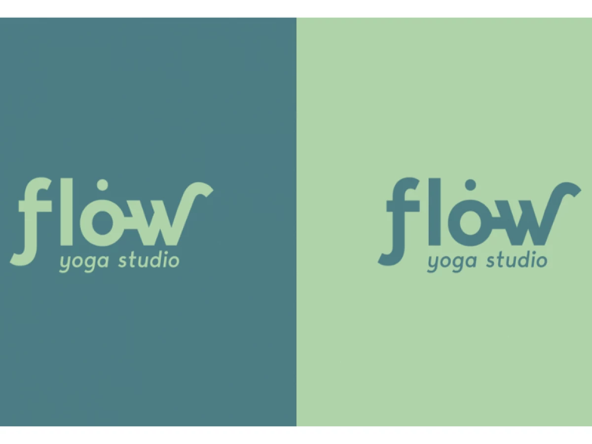 Flow Yoga Studio Logo Design by Elif Kubra Dogan