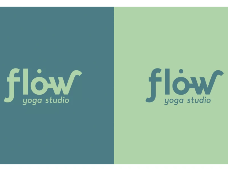 Flow Yoga Studio Logo Design by Elif Kubra Dogan