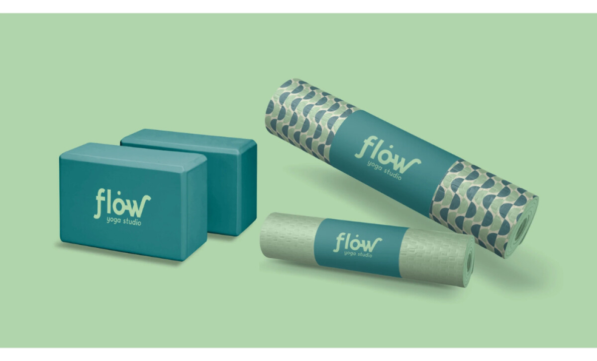 Flow Yoga Studio Logo Design by Elif Kubra Dogan