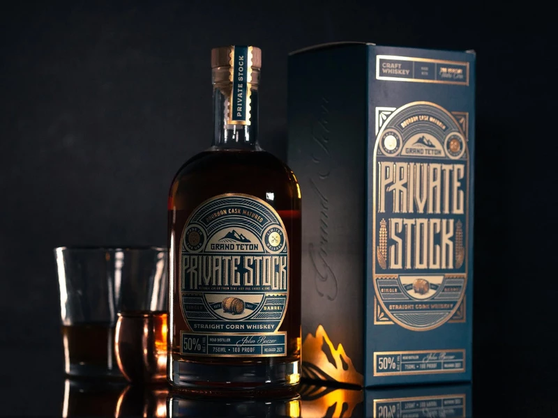 Grand Teton Distillery Packaging Design by Barnett Brand Co.