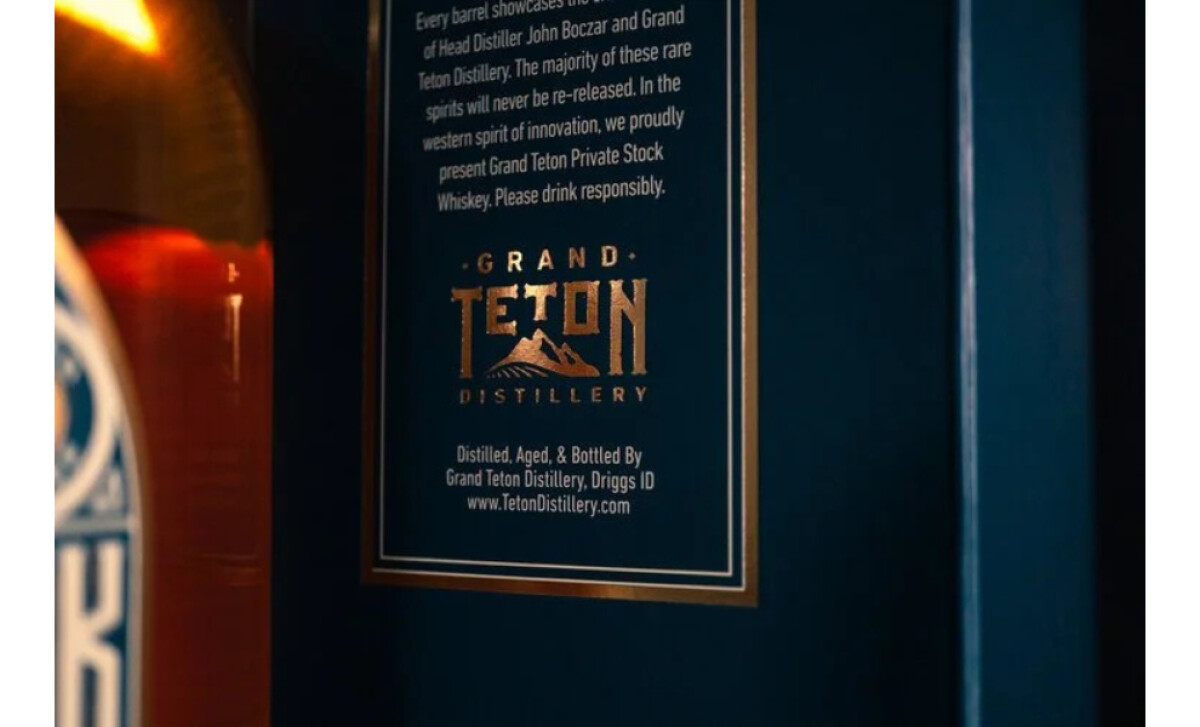 Grand Teton Distillery Packaging Design by Barnett Brand Co.