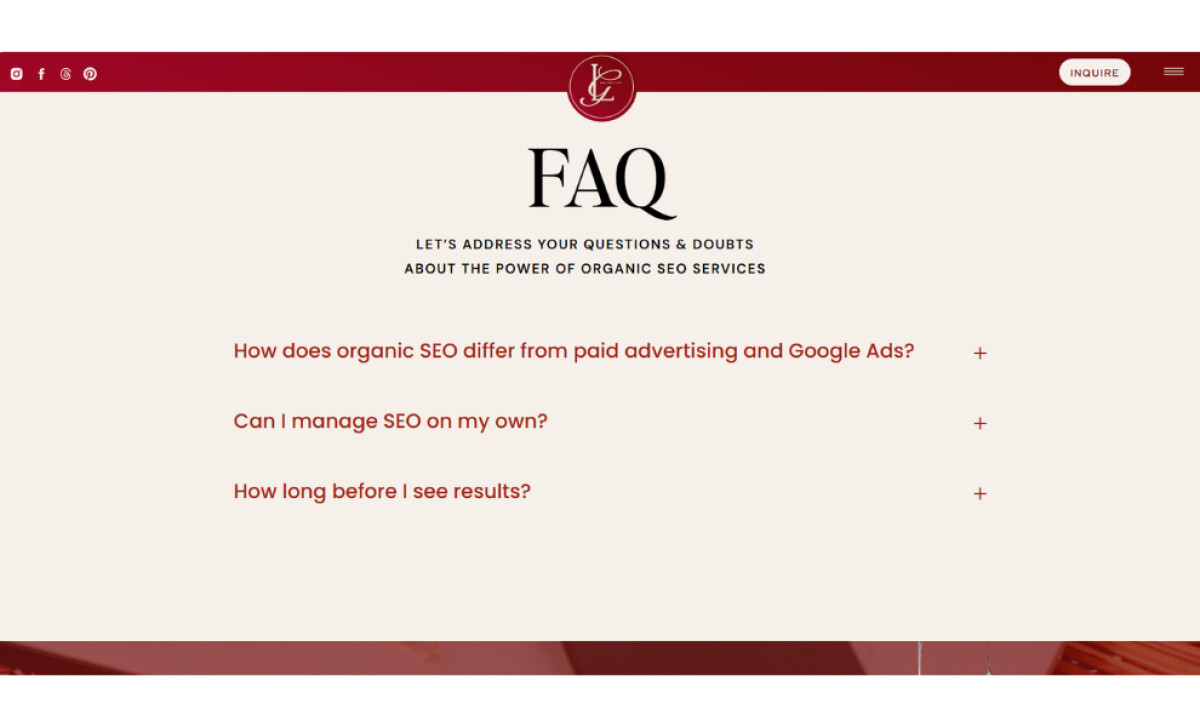 Lazy Girl Collective FAQ Section