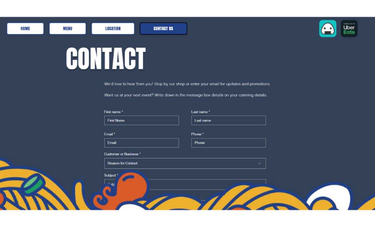 Chloe’s Convenience Website Design by AQRedited