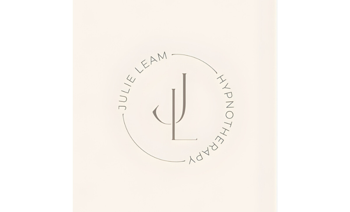 Julie Leam Hypnotherapy Logo Design Circular