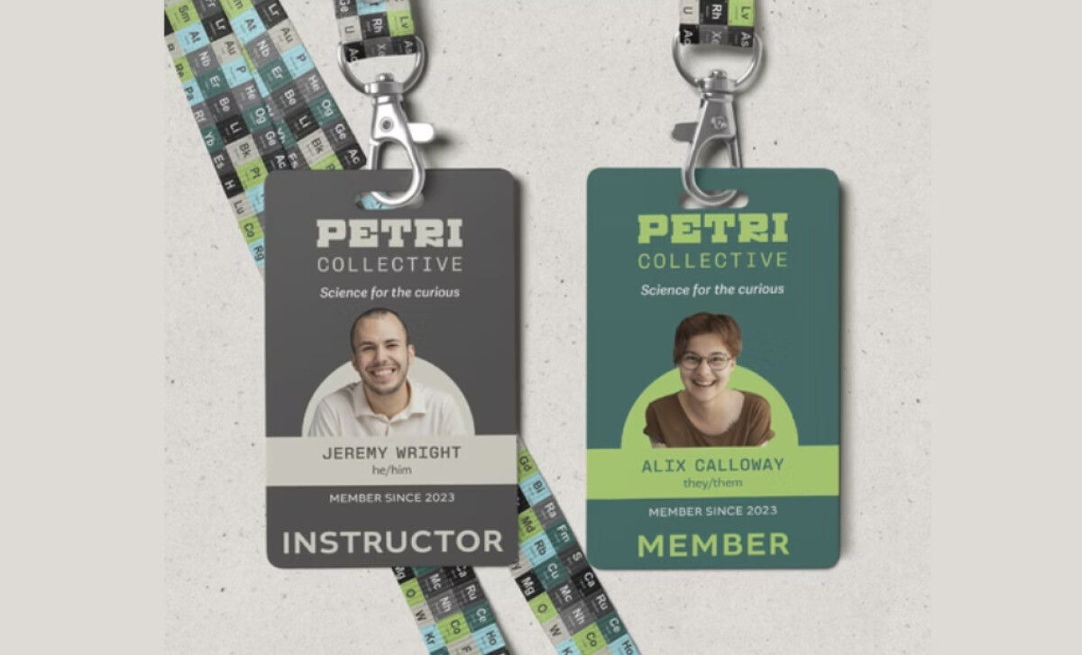 Petri Collective logo design by Chirpy Bird Studio.