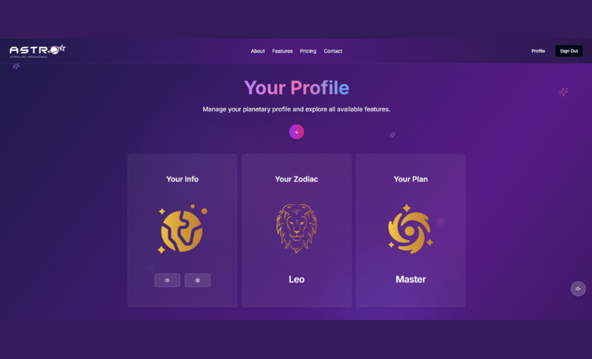 Astrostar247 Website Design by Frostbolt Digital Media