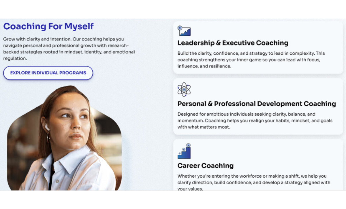 Mind Growth Lab website design by Boch Creative.