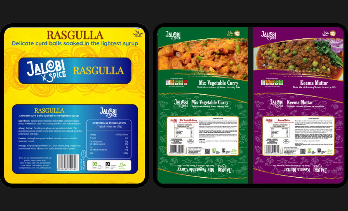 Jalebi n Spice Packaging Differences