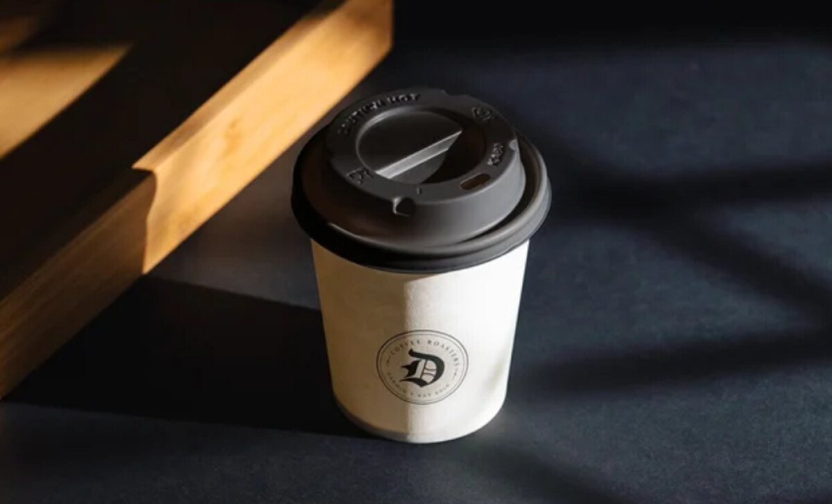 Dtown Coffee Roasters packaging design by At Heart Studio.