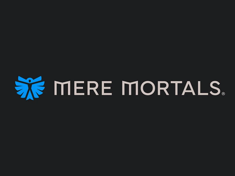 Mere Mortals logo design by Vin Rangonese.