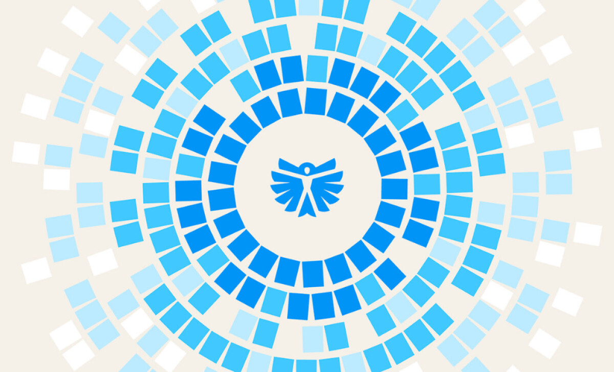 Mere Mortals logo mosaic tiles design by Vin Rangonese.