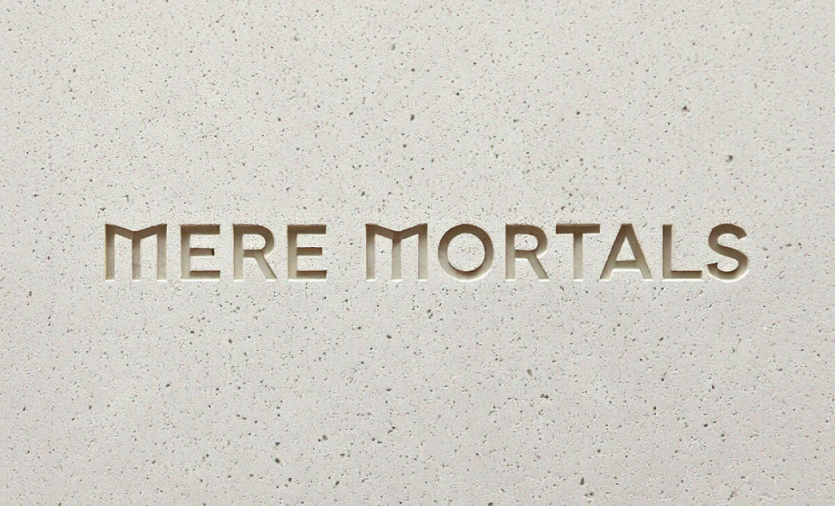 Mere Mortals logo design by Vin Rangonese.