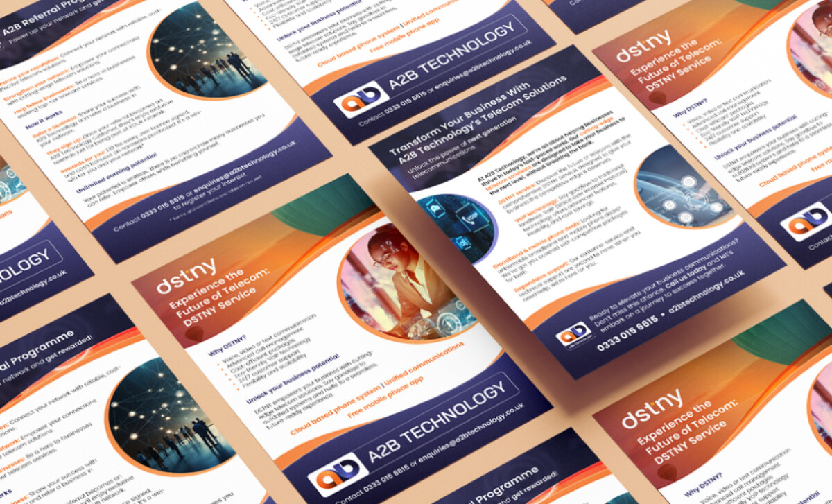 A2B Technology Logo Design by The Inspired Fox