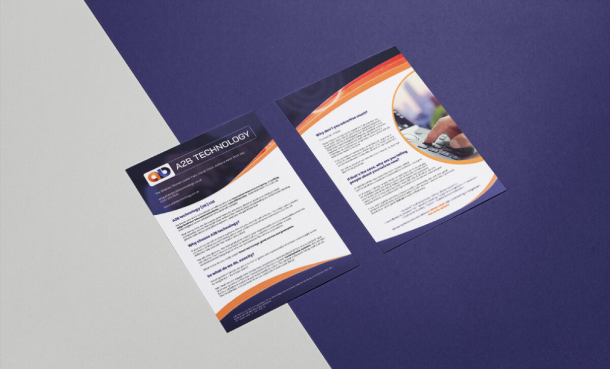 A2B Technology Logo Design by The Inspired Fox