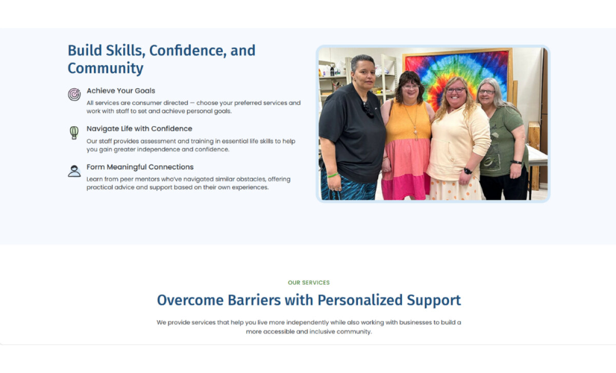 Midstate Independent Living Choices Website Design by Just Folks Digital