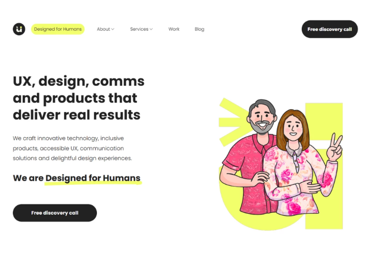 Designed for Humans Website Design