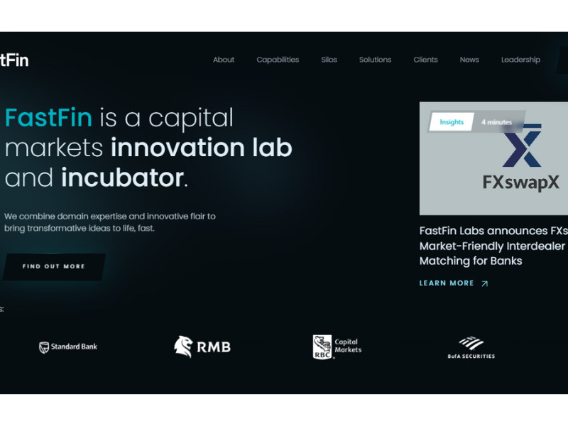 FastFin website design by Vilni Group.