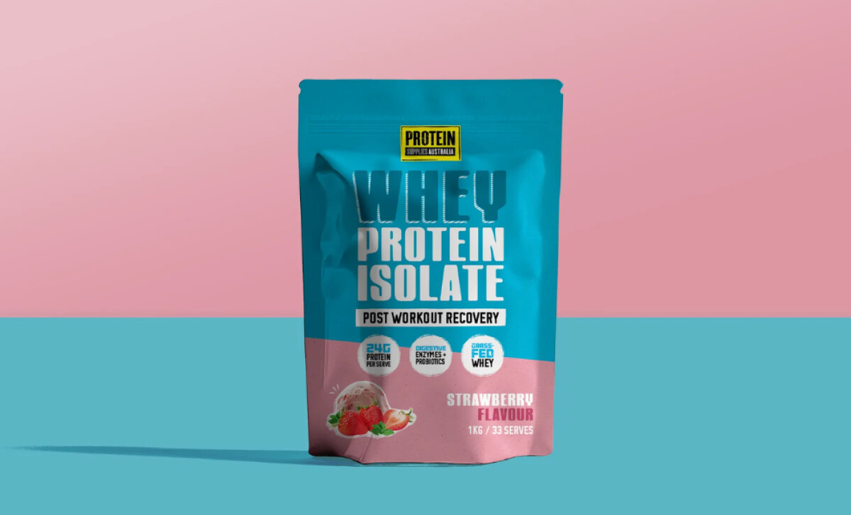 Protein Supplies Australia packaging design by Gaze Creative.