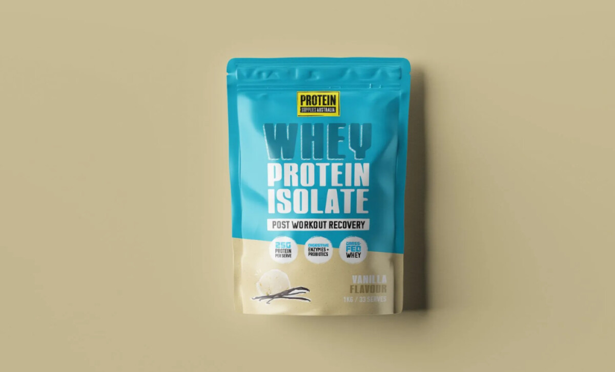 Protein Supplies Australia packaging design by Gaze Creative.